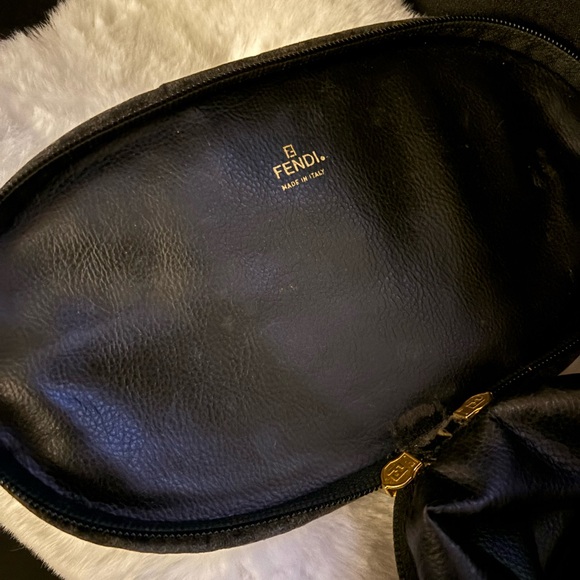 Fendi | Vintage Pequin Collapsible Zippered Makeup Vanity Case Bag - Picture 11 of 12
